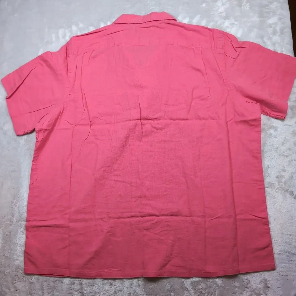 Polo Ralph Lauren Linen Blend Classic Fit Sport Shirt Mens XXL Red NWT NEW